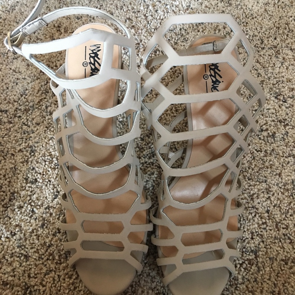 Nude heels from Target.